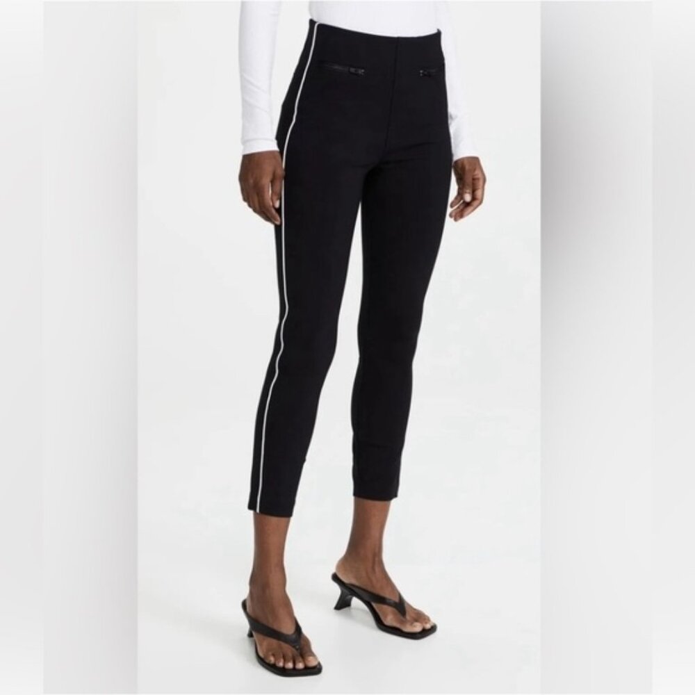 NWT Spanx Perfect Ankle Piped Skinny Pants Black HIGH QUALITY XS/TP